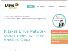 Tablet Screenshot of drivenetwork.com